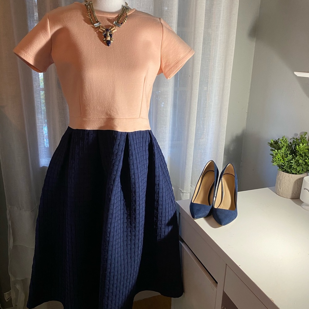 Block midi dress
